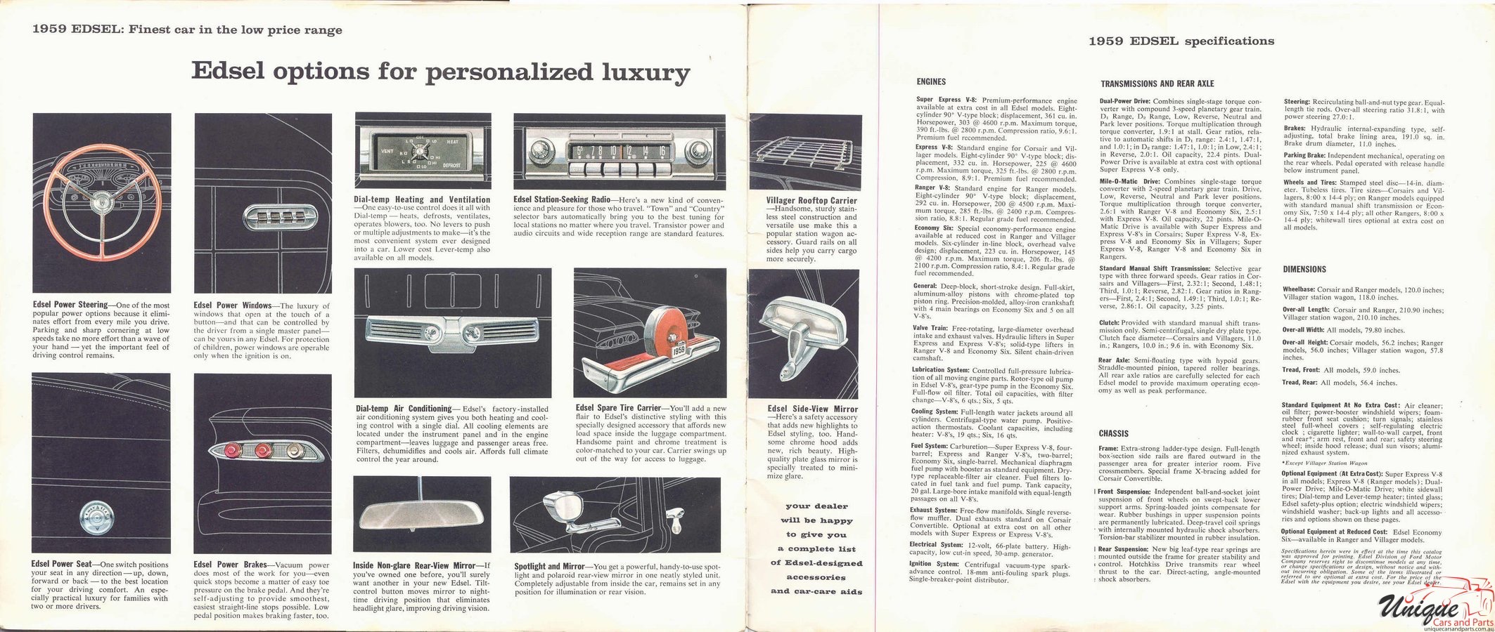 1959 Edsel Prestige Brochure Page 11